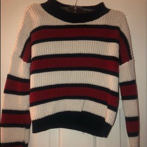 Long sleeve striped top